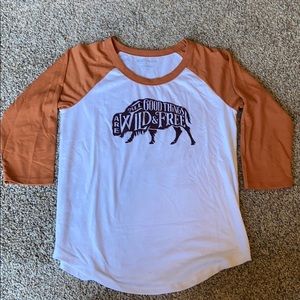 United By Blue 3/4 Sleeve T Shirt